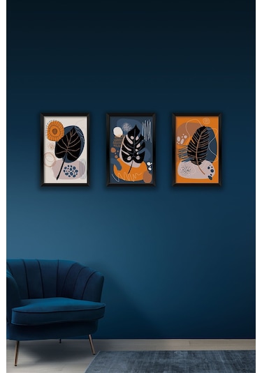 Artavessa 3 Parça Çerçeve Görünümlü Mdf Tablo Seti - 3ARTAVESSA6