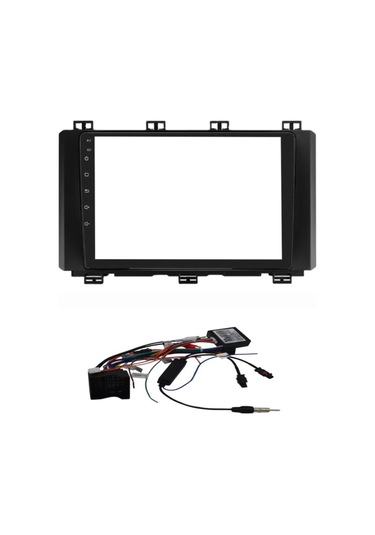 Seat Ateca 2016-2021 Siyah 9 Inc Androıd Multimedya Çerçevesi - Soket-canbus