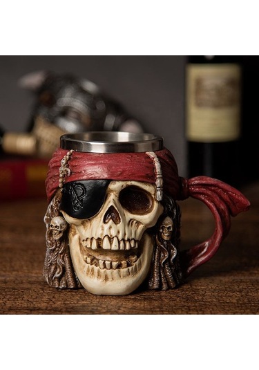 Korsan Çelik Kupa Bardak Renkli