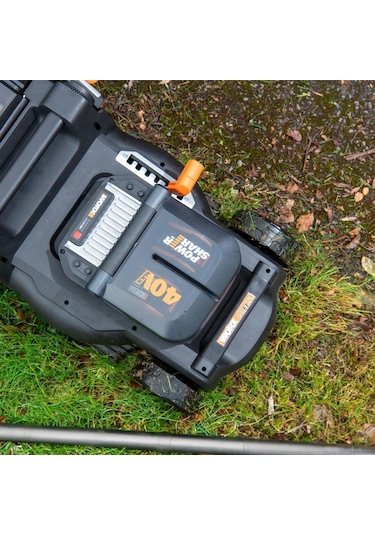 Worx WG737E 40V 4.0 Ah Li-İon 37 CM Profesyonel Kömürsüz Şarjlı Çim Biçme Makinesi