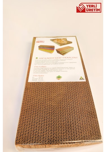 Sdf Kereste Kedi Tırmalama Karton Düz 23 x 47 x 4 CM
