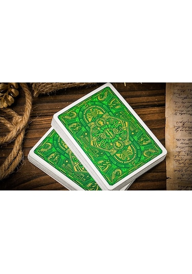Twpcc Riffle Shuffle Caesar Green Premium Oyun Kağıdı Koleksiyonluk İskambil Kartları