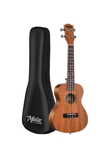 Midex TN-26MC Set Maun Tenör Ukulele (Softcase Tuner Capo Metod Nota Sticker Askı Pena)