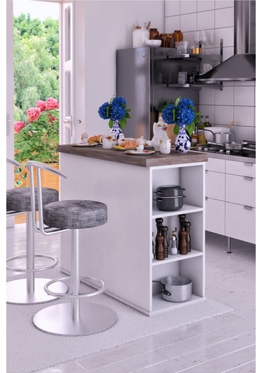 Mutfak Adası Çok Amaçlı Mutfak Masası