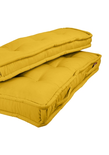 Xpermate Bisküvi Minder Petek Önü Fransız 60x120x14 Sarı