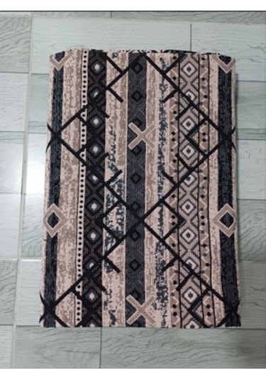 Savan Dokuma Halı Örtüsü 4m² 170 240 Kale Siyah&pudra Diğer