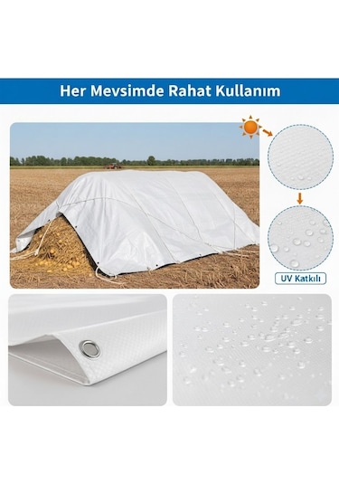 Süper Pe Branda - 250 Gr/m2 Beyaz