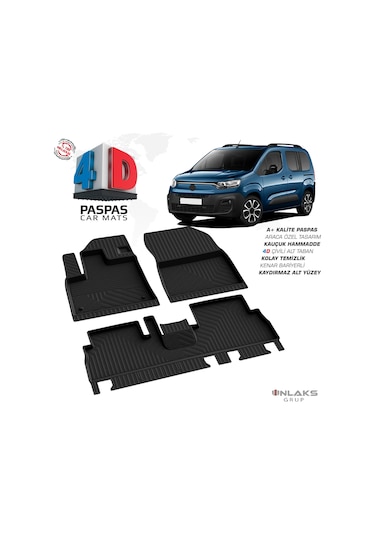 Türkmen Fiat Doblo 3 4d Havuzlu Paspas 2022 Ve Üzeri