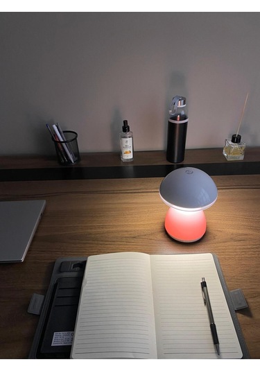 Geox Mantar Lamba, Gece Lambası, Masa Lambası, Abajur