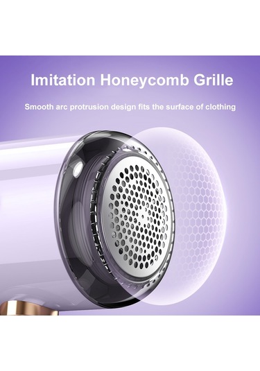 Sones Elektrikli Saç Topu Düzeltici Ev Tipi Saç Alma Topu Aleti Tıraş Makinesi, Renk: Şarjlı-mor