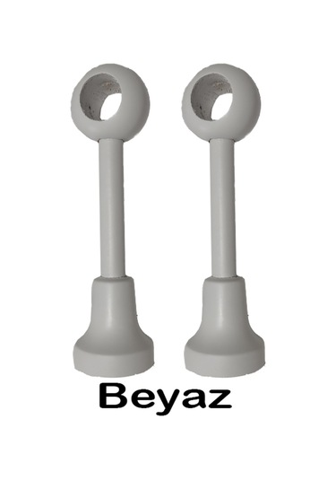 Perdemix Ahşap Rustik Taşıyıcı Ayak 2 Adet Beyaz