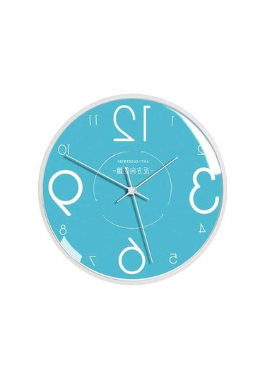 Pazly Yaratıcı Suntek Stil-c Stil Saat Ofis Modern Komik Inç Geriye C 12 Hd Çok Renkli