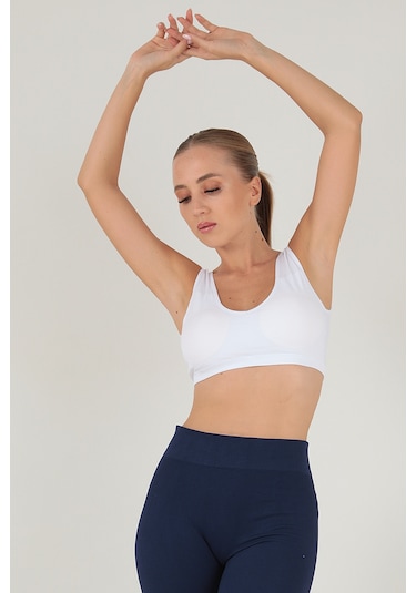 Doremi Seamless Kaplı Spor Büstiyer Beyaz-l-xl BEYAZ Beyaz