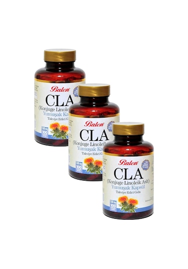 Balen Cla (Aspir Yağı) Yumuşak Kapsül 1380 MG 100 Kapsül 3 Adet