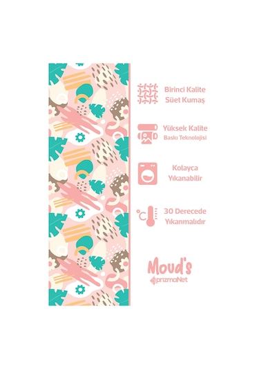 Pastel Çiçek Ve Yaprak