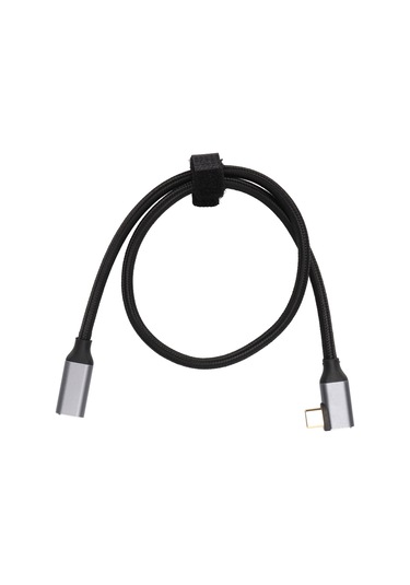 90 Derece Type-c Uzatma Kablosu 50cm, 100w Kaiyi