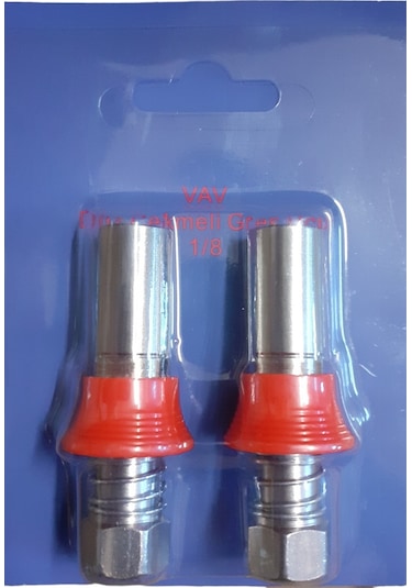 Vav Düz Çekmeli Gres Tabancası Ucu 2 Adet