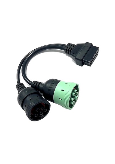 Obd2 Kamyon Tanılama Aracı 16 Pin Kablo J1708 J1939 Konnektörü Obd'yi 6 Pin 9 Pin'e