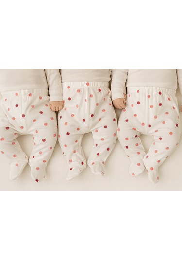 Hellobaby 3 Adet Patikli Pantolon Açık Yeşil