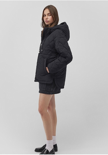Mavi - Kapüşonlu Siyah Ceket 1110499-900 Siyah