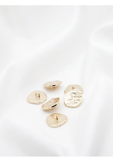 The New Button 17 Mm Ayaklı Metal Düğmeler, 6 Adet 366714349