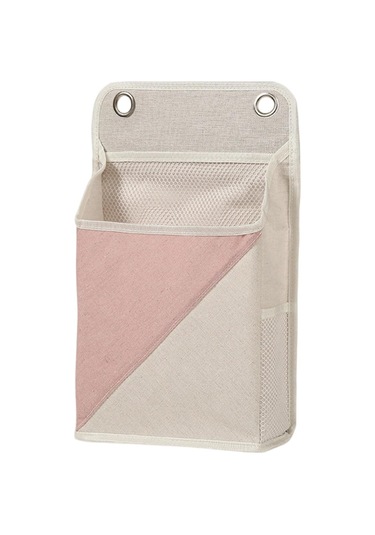 Suntek Duvara Asılan Düzenleyici Çanta Yurt Odası Mutfak Pembe