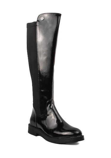 Pierre Cardin Pc-52066 Siyah Kırışık İçi Polarlı Kadın Çizme Siyah Kırışık