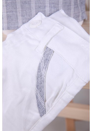 Hakim Yaka Gömlek Pantolon Erkek Yazlık Takım 2143 001