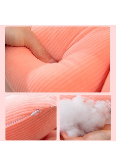 Sones Küçük Papatya Çiçek Yumuşak Elastik Yastık 72cm Beyaz