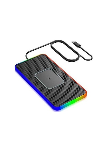 Tongxida Araba İçin Kaymaz Mat, 15w Kablosuz Şarj, Otomatik Suv Şarj Ped, 1m Tip-c Kablo Diğer