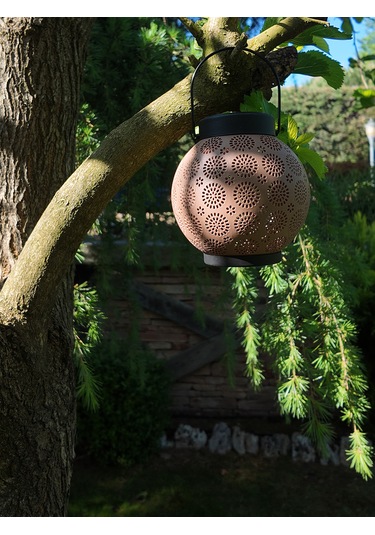 Greentech Güneş Enerjili Dekoratif Led Fener / Askılı Bahçe Feneri / Bahçe Dekorasyon Feneri / GT-SL25R