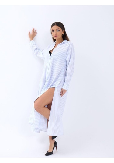 5857 Elbise-atlanta Çizgili Atlanta Çi Zgi Li