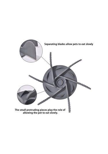 Dm Yavaş Besleyici Köpek Maması Kasesi - Anti-hızlı Yeme Aksesuarı