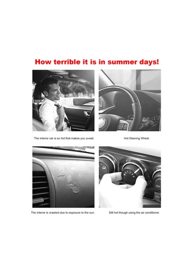 Gajeena Büyük Boy Güneşlik Otomobil Ön Cam Güneş Engelleyici, Uv Engelleme Isı Yalıtımı, Darbeye Dayanıklı, Kolay Kaldırma Ve Saklama