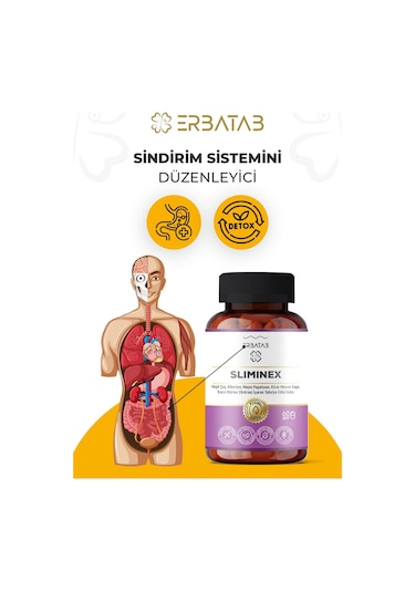 Erbatab Sliminex Takviye Edici Gıda 60 Kapsül