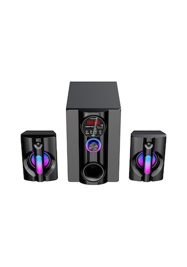 Mikado Md-95bt 2+1 20w Siyah Multimedya Fm/bt/sd/usb Speaker Hoparlör