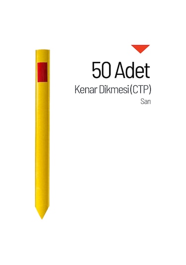 50'li Kenar Dikmesi Seti Ctp Sarı-3645