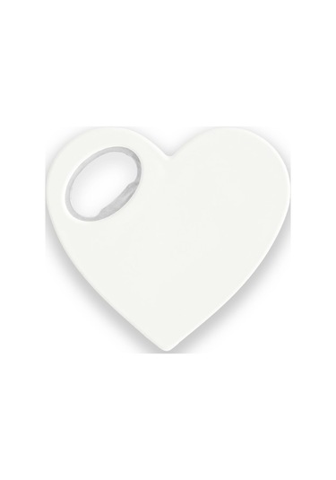 Kalp Magnet Açacak Vgklp 100 Adet Beyaz