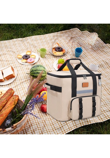 Suntek Serin Çanta Yetişkinler Sıcak Soğuk Gıda Termal Haki Haki