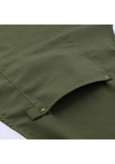 Suntek Sanatçı Boya Kanvas Önlük Ayarlanabilir Yeşil-ordu Yeşil Ordu