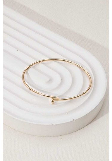 14 Ayar Altın Çivi Elastik Kelepçe Altın