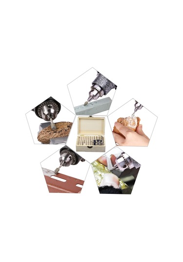 86 Adet Döner Alet Aksesuarları Kiti Elmas Çapak Uçları E13949