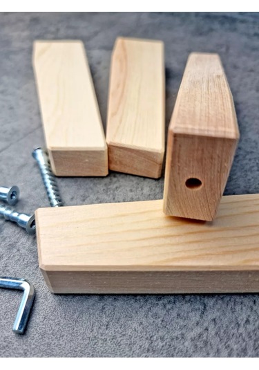 Ankon Home Ahşap Masa Altı Tekmelik Mobilya Ayakları 234625209 Aromatik