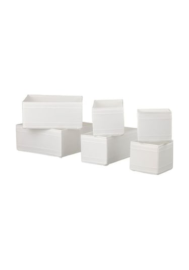 Ikea Skubb Dolap Şifonyer Çekmece İçi Düzenleyici Kutu - 6 Parça