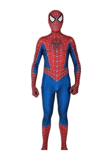 Çocuklar İnanılmaz Örümcek Adam Cosplay Kostüm Partisi Tulum