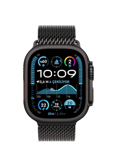 Apple Watch Ultra 2 GPS + Cellular 49 MM Titanyum Kasa Titanyum Milano Loop Small Akıllı Saat (Apple Türkiye Garantili)