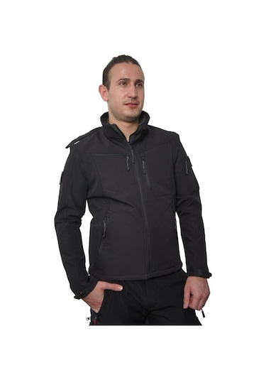 Uniprom Taktikal Softshell Mont Kollar Ve Kapşon Çıkabilir Erkek-Haki