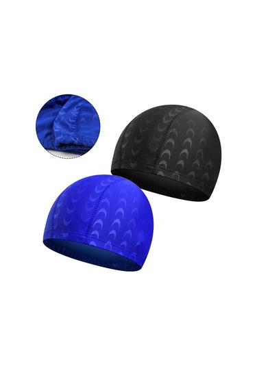 Mavi Taşınabilir Yüzme Şapkası Spor Aksesuarları Unisex Su Geçirmez 30g 40cm İla 56cm Mavi