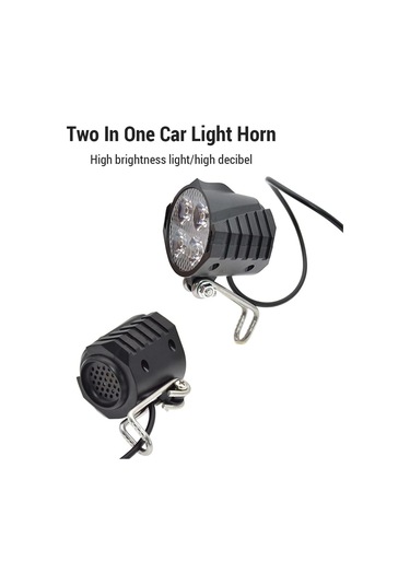 Far Ve Kuyruk Işığı Seti 24-48v Ebike Sinyalleri Ön Ve Arka Işık Elektrikli Bisiklet Işık Korna Kitleri Binicilik İçin Anahtar Diğer