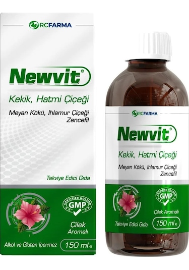 Newvit Kekik.Hatmi Çiçeği Şurup 150 ML